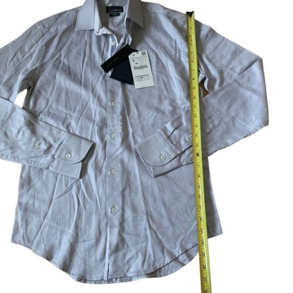 New Zara Man Basic Dress Shirt Size Small - Picture 9 of 9